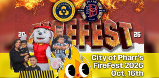 City of Pharr’s FireFest 2026 at South Texas College in Pharr, Oct. 16th