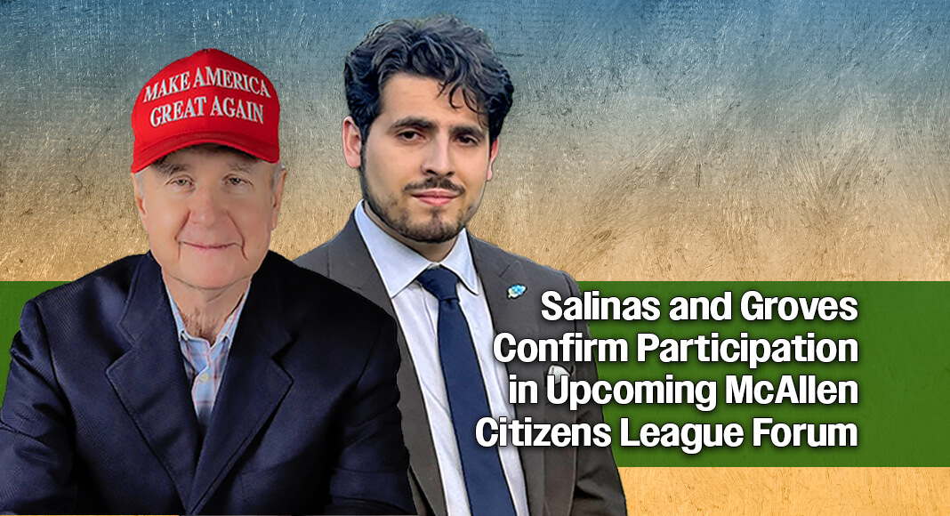 The McAllen Citizens League (MCL) will host a forum featuring Democratic candidate Julio Salinas and Republican candidate Gary Groves, who are seeking to represent Texas House District 41. Both candidates have confirmed their participation. Courtesy images