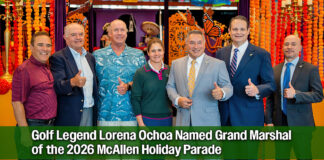 Golf Legend Lorena Ochoa Named Grand Marshal of the 2026 McAllen Holiday ParadeÂ