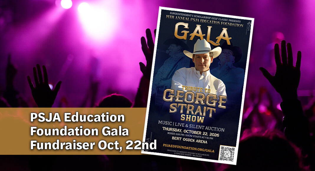 The PSJA Education Foundation will host its 14th Annual PSJA Education Foundation Gala on Thursday, October 22, 2026, at the Bert Ogden Arena. The signature community event raises vital funds to directly support student scholarships and teacher mini-grants across the Pharr-San Juan-Alamo Independent School District (PSJA ISD). Courtesy image. Bgd for illustration purposes
