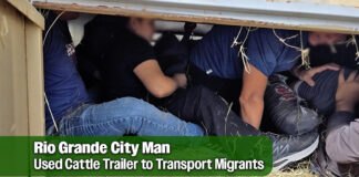 Rio Grande City Man Convicted for Transporting Undocumented Migrants in Cattle Trailer