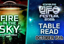 Edinburg Cultural Arts hosts UFO play “Fire in the Sky” Table Read, Oct. 15th