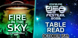 Edinburg Cultural Arts hosts UFO play “Fire in the Sky” Table Read, Oct. 15th