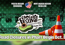 Road Closures Start Thursday, Oct. 8th at 1 PM for Pharr’s Avocado Festival