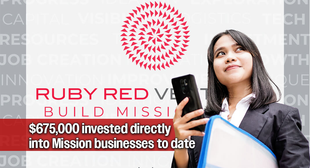 Mission EDC has officially opened applications for the fourth year of the Ruby Red Ventures – Build Mission Fund, continuing an investment we’ve made year after year in the businesses that call Mission home. Image for illustration purposes. Bgd courtesy image