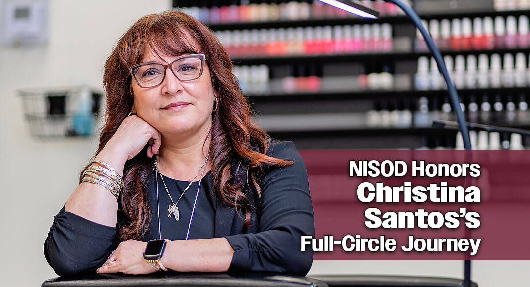 Cristina Santos, site manager for South Texas College’s Cosmetology Center in Mission has been named a recipient of the National Institute for Staff and Organizational Development (NISOD) Excellence Award for her commitment to supporting faculty, staff and student success. STC image